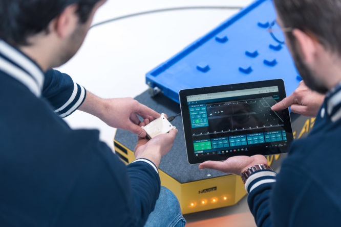 Wer Roboter lenken und finden kann