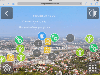 Neue App: 360-Grad Fernsehturm: Mit Augmented Reality die Region Stuttgart entdecken